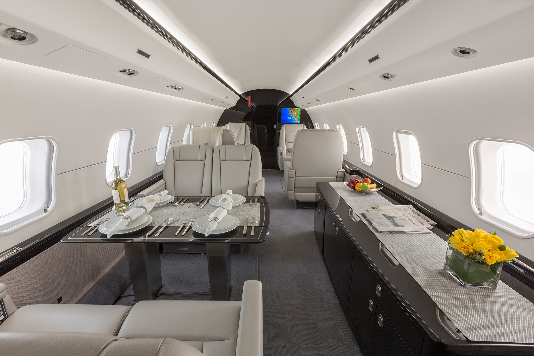 Bombardier Global Express XRS cabin